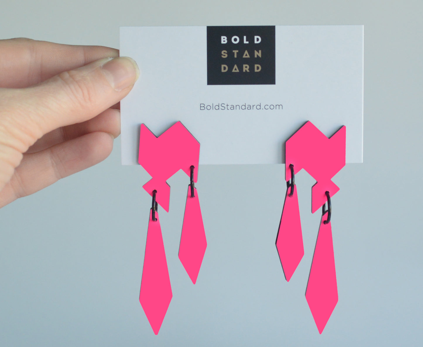 Polygon Dagger Earrings