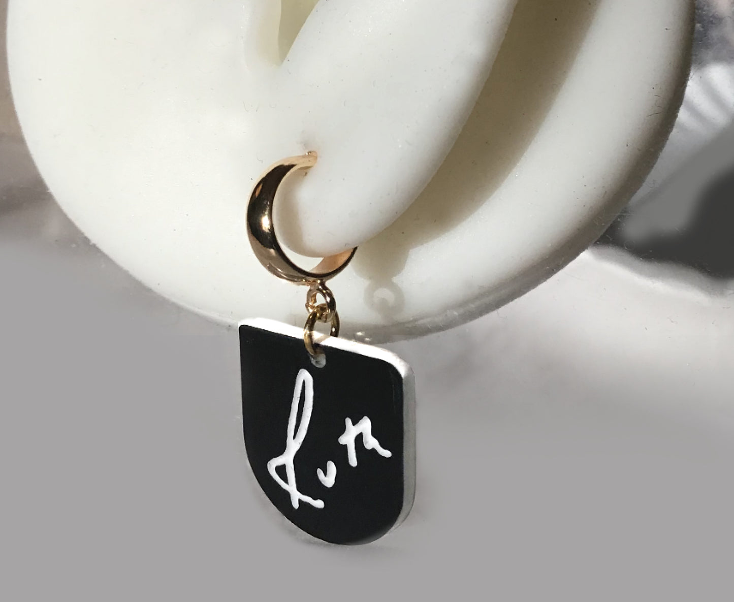 Ruth Bader Ginsburg Handwriting Earrings