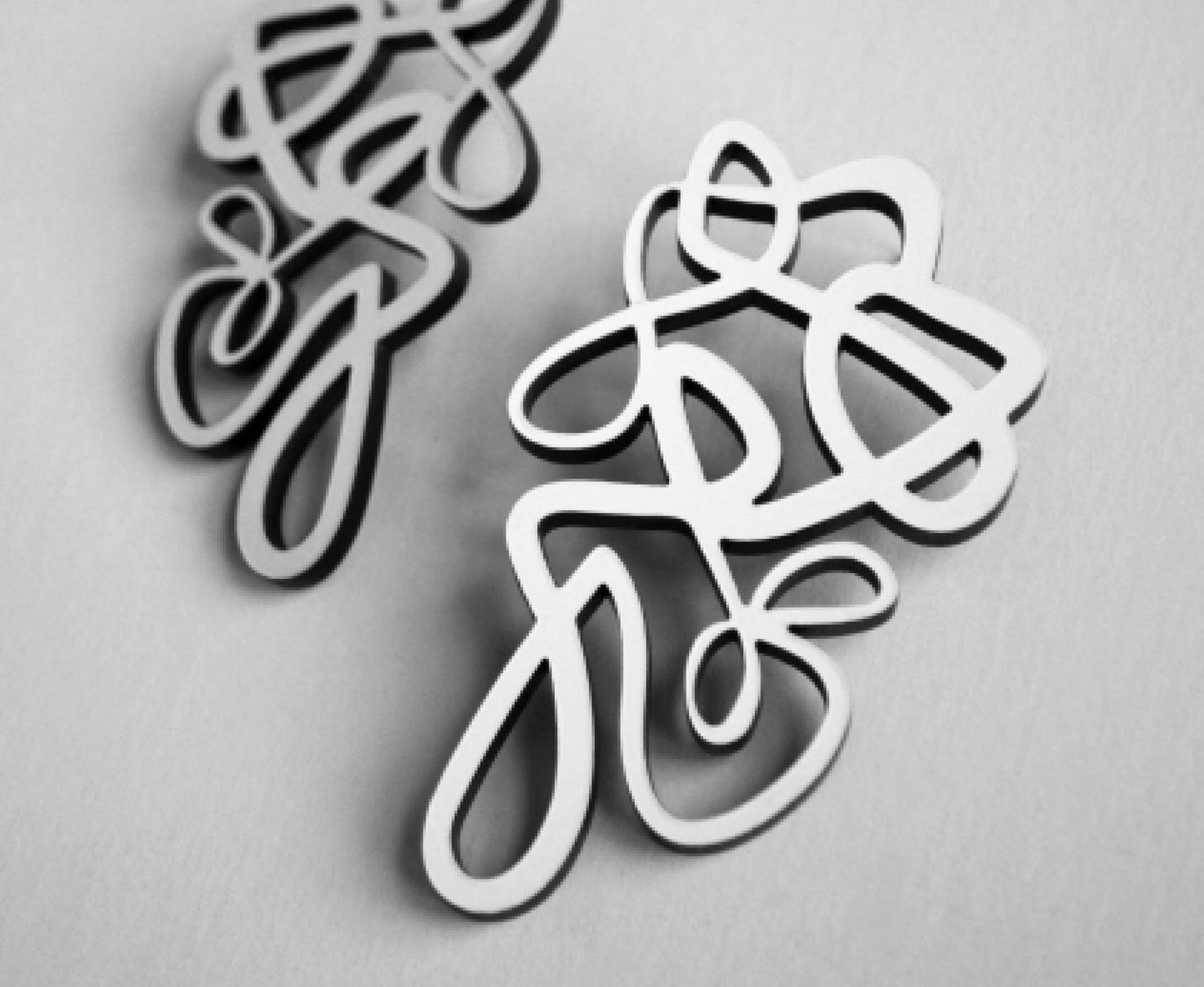 Squiggle Doodle Earrings