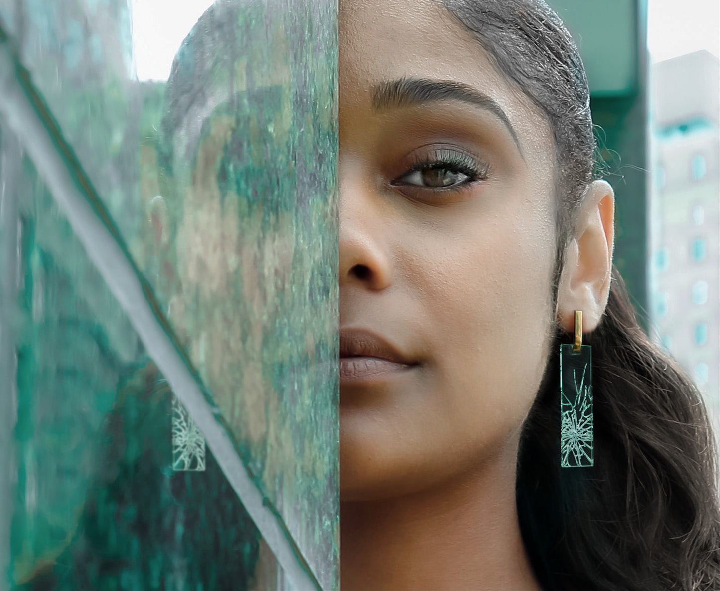 'Break the Glass Ceiling' Earrings - Leverbacks - 3 Lengths