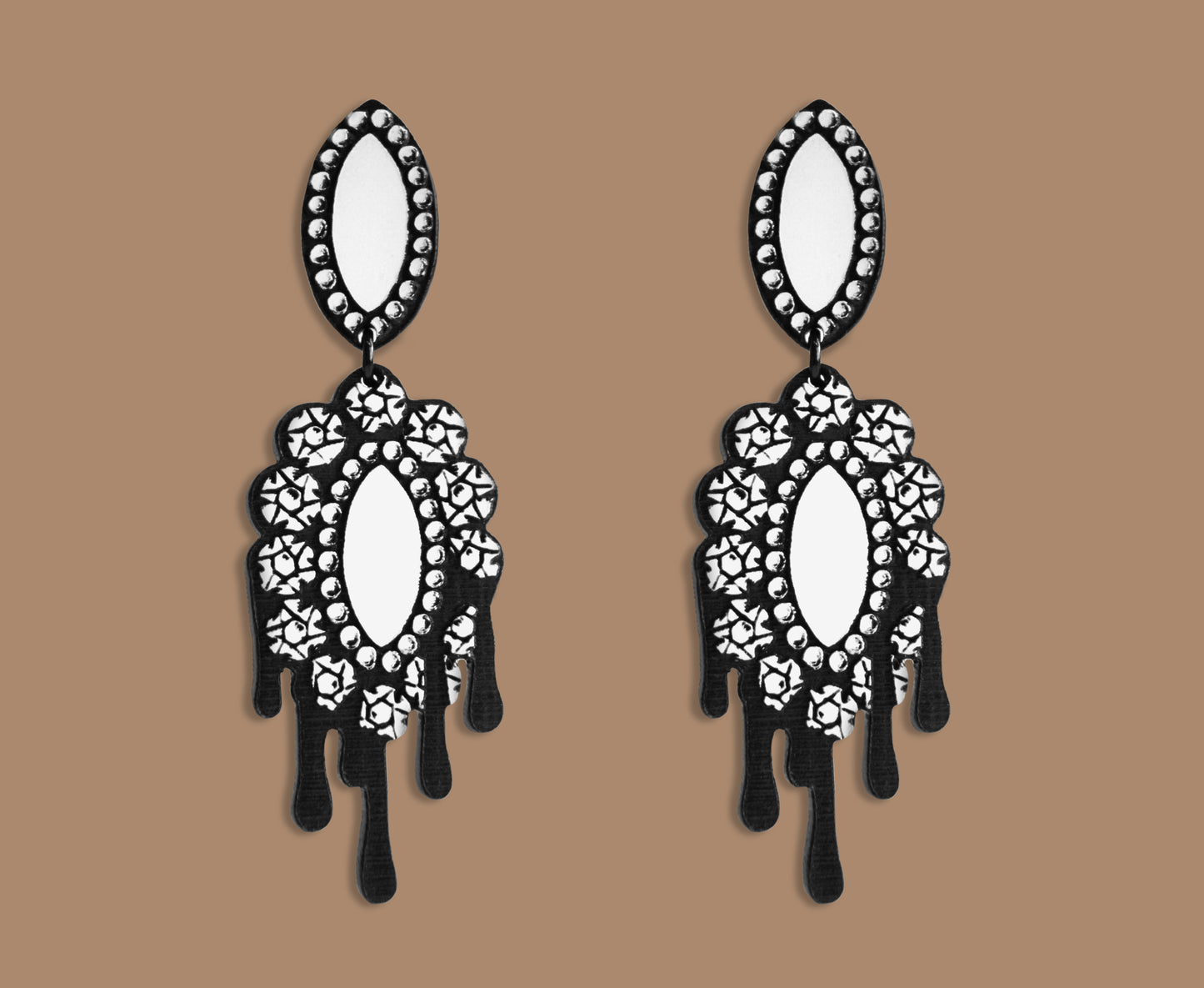 'Dripping with Jewels' Earrings