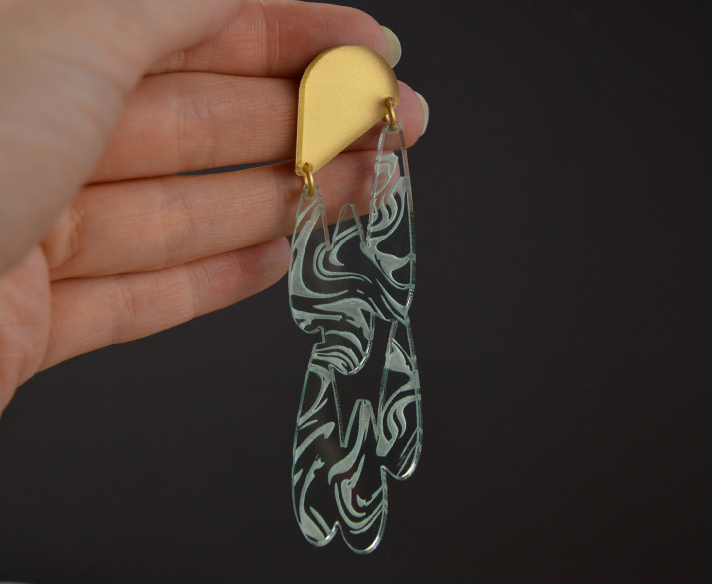 Ripple Drop Earrings
