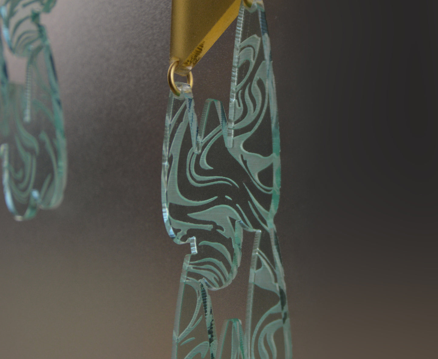 Ripple Drop Earrings