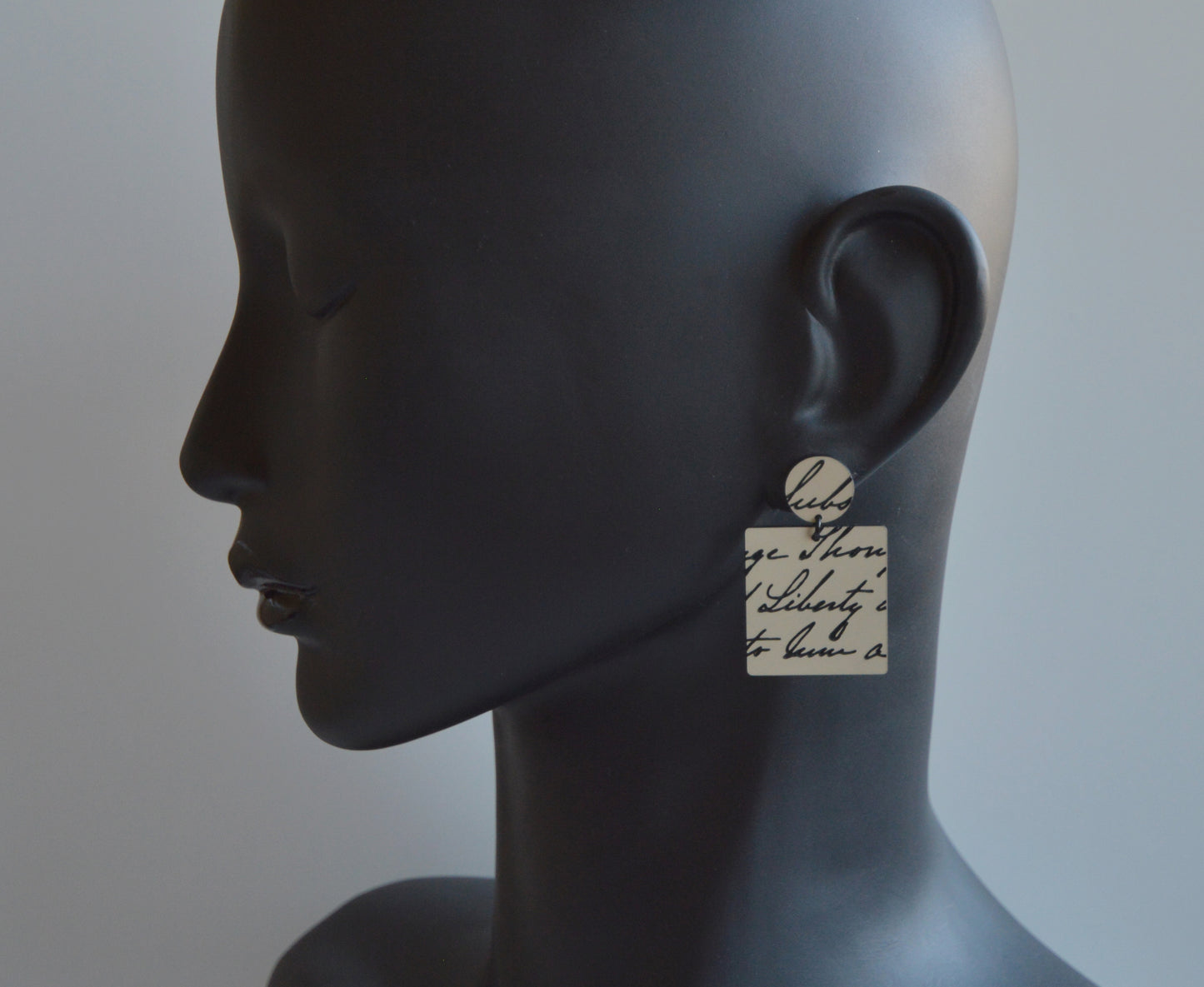 Sojourner Truth's Handwriting Earrings - 'Liberty'