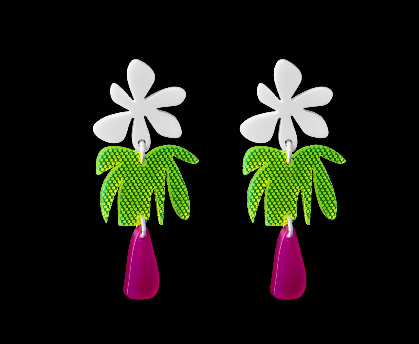 'White Lotus' Earrings ♻️ Recycled