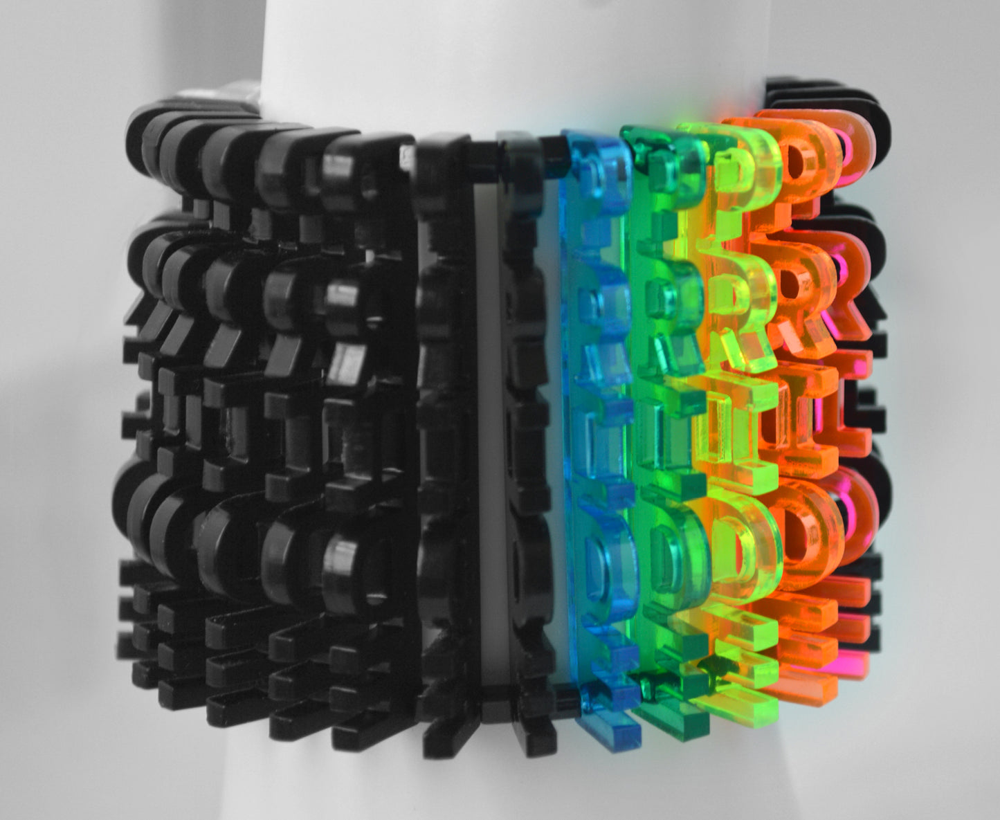 Pride Cuff Bracelet - Black