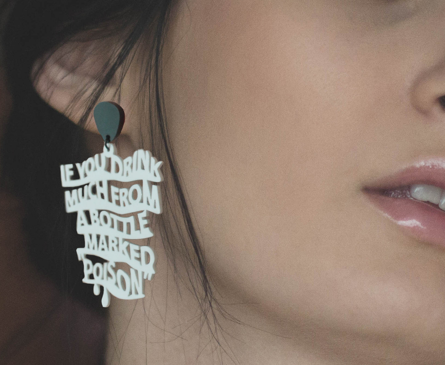 Alice in Wonderland 'Poison' Earrings
