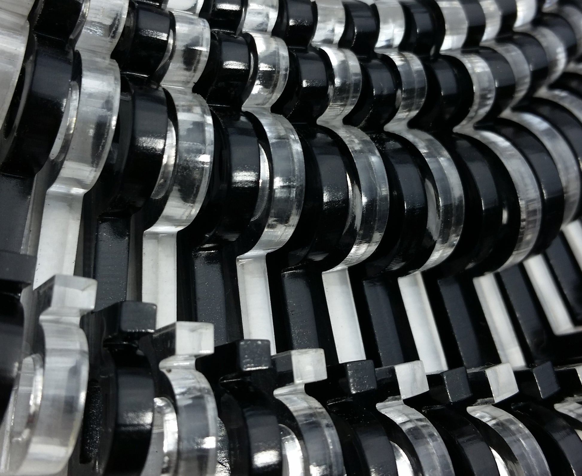Black & Clear 'Bold' Necklace