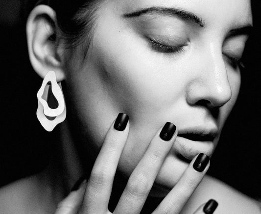 White Hot - 'The Sun Also Wobbles' Earrings