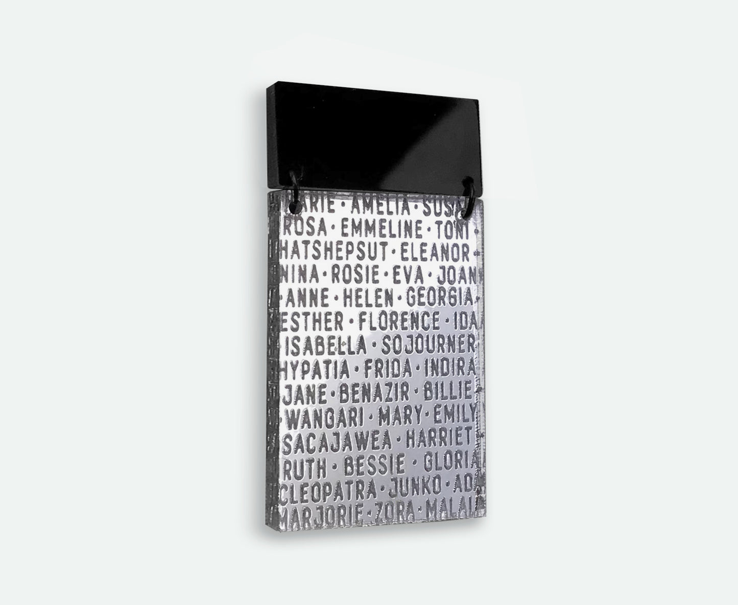'Women of History' Brooch - Silver Mirror