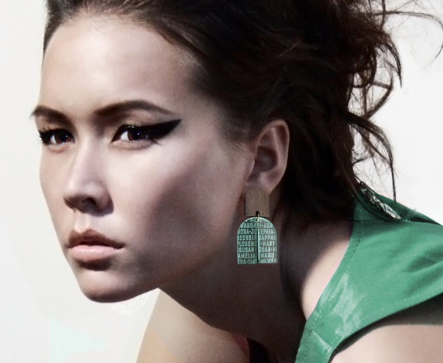 'Women of History' Earrings (Names) Arc Drops