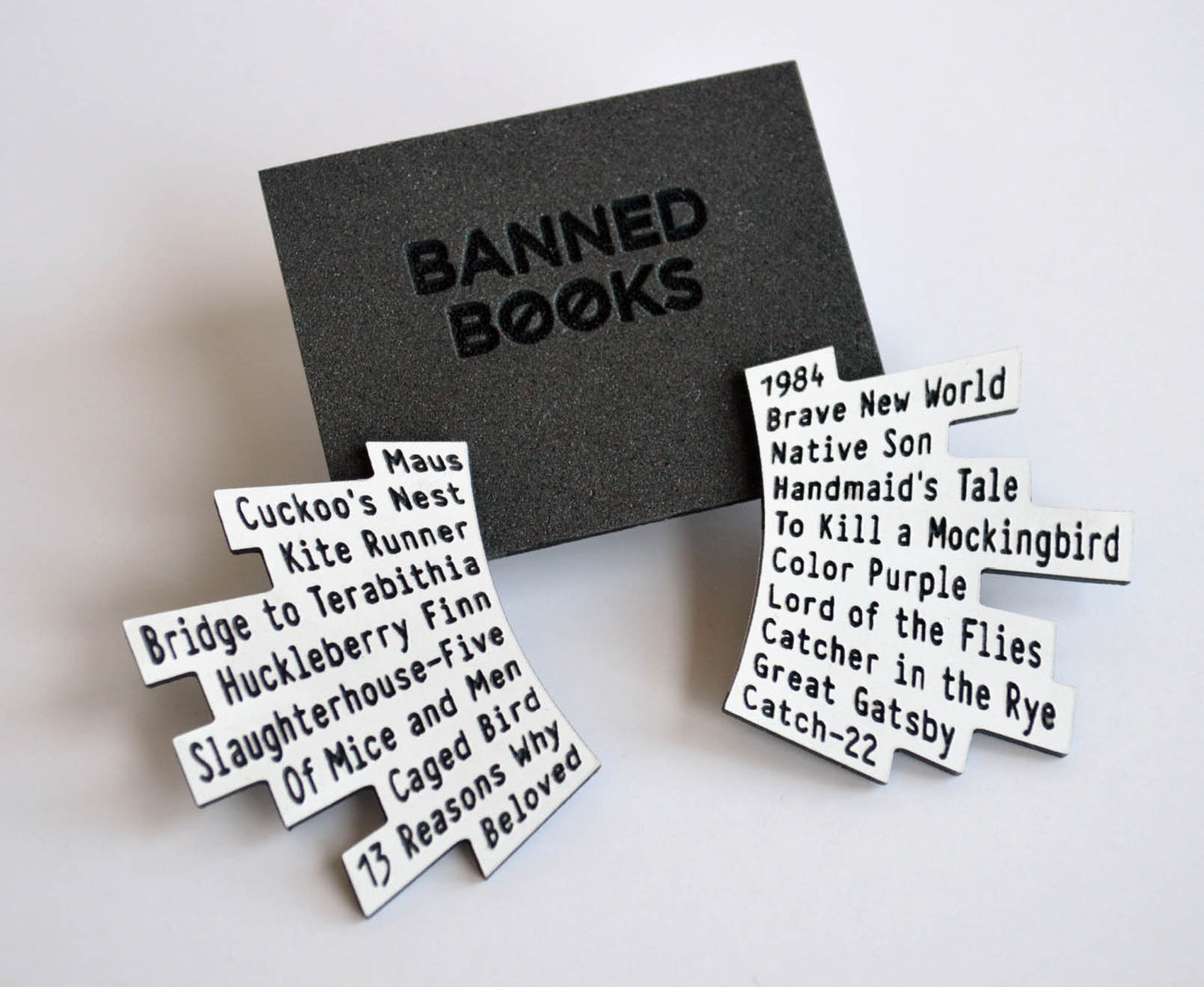 'Banned Books' Earrings - Studs ♻️