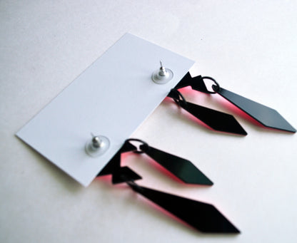 Polygon Dagger Earrings