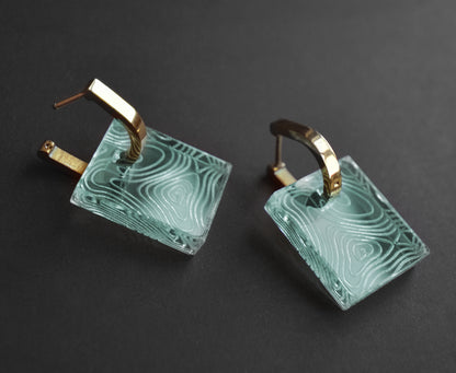 Mount Everest Topography Earrings - 3 Colors