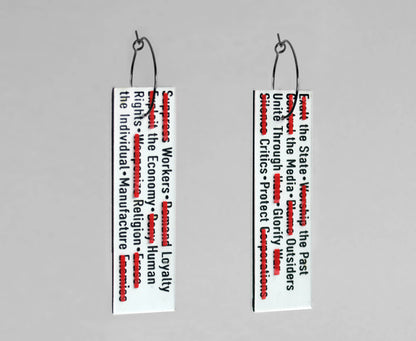 Fascist Tactics (Strikeout Version) - Satirical How-To Guide - Hoop Earrings