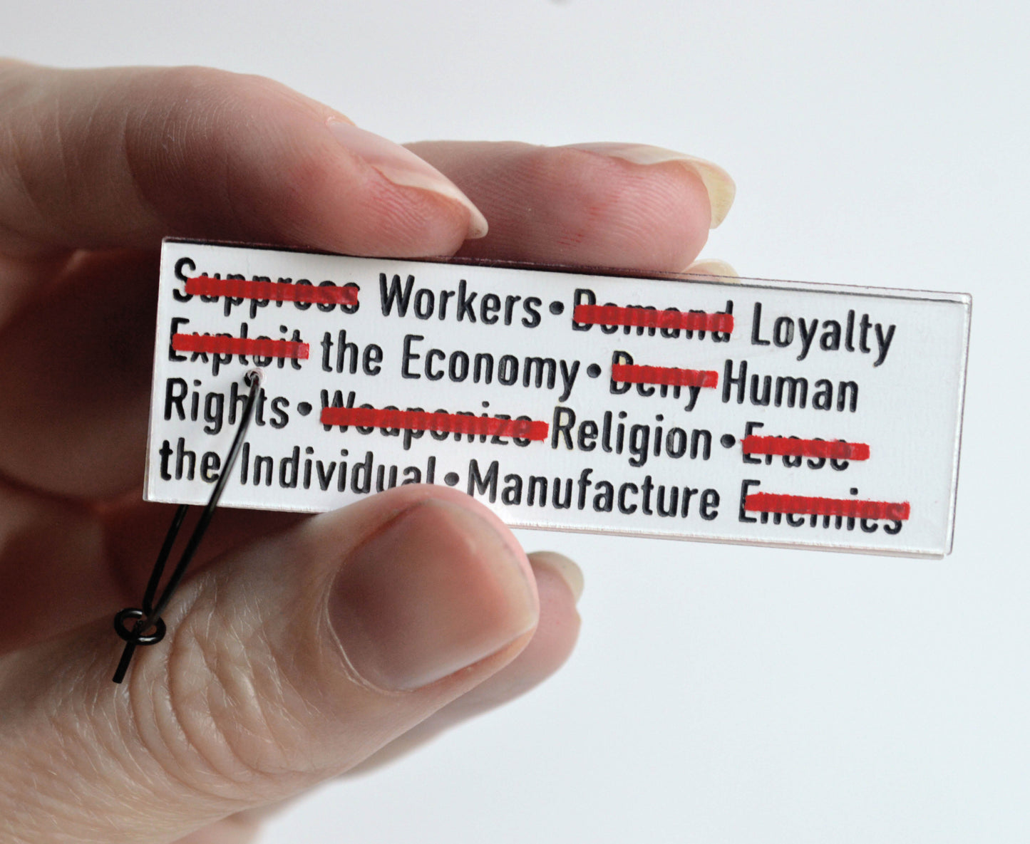 Fascist Tactics (Strikeout Version) - Satirical How-To Guide - Hoop Earrings