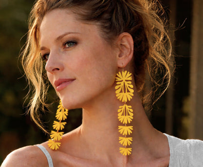 Folk Flowers - Extra Long Shoulder Dusters