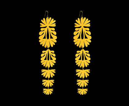 Folk Flowers - Extra Long Shoulder Dusters