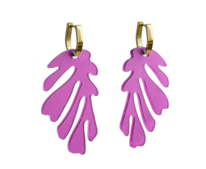 Matisse Monstera Earrings