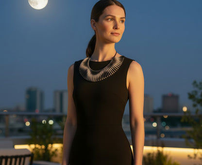 'Moonrise' Collar Necklace - Adjustable