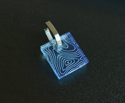 Mount Everest Topography Earrings - 3 Colors