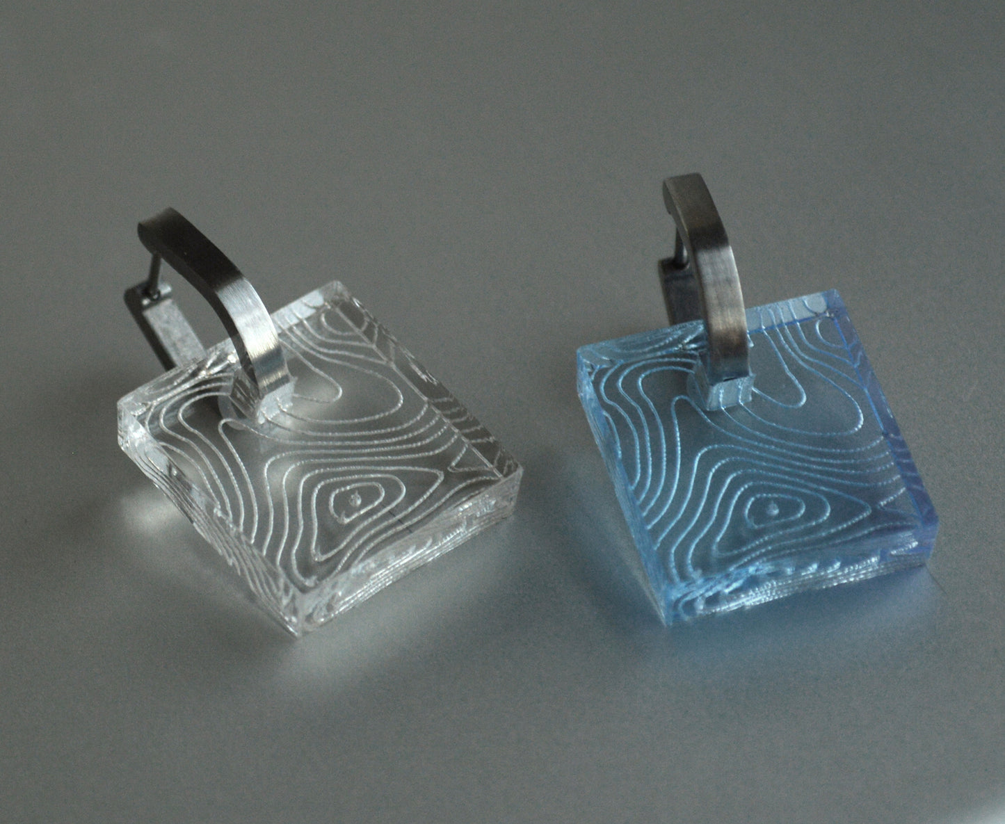 Mount Everest Topography Earrings - 3 Colors