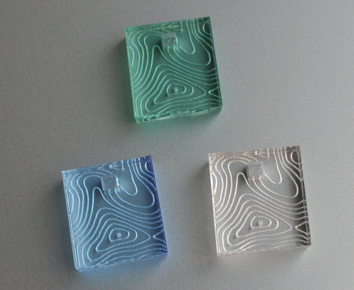 Mount Everest Topography Earrings - 3 Colors