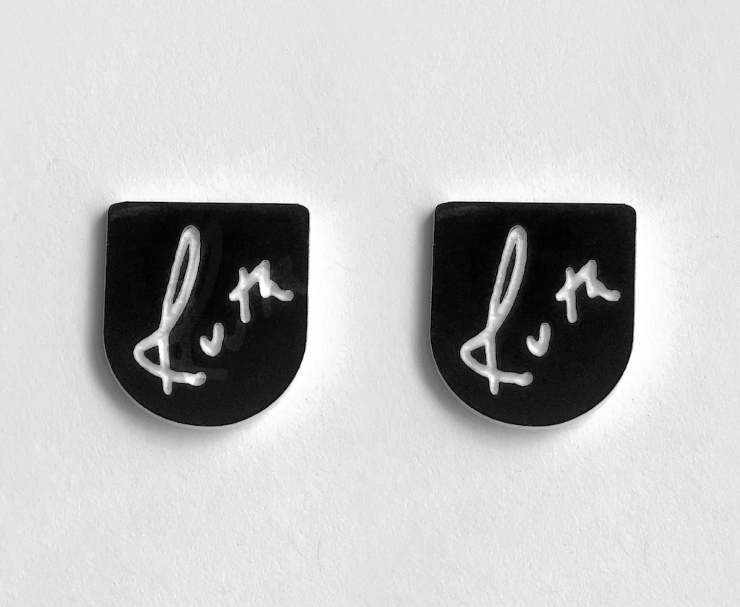 Ruth Bader Ginsburg Handwriting Earrings