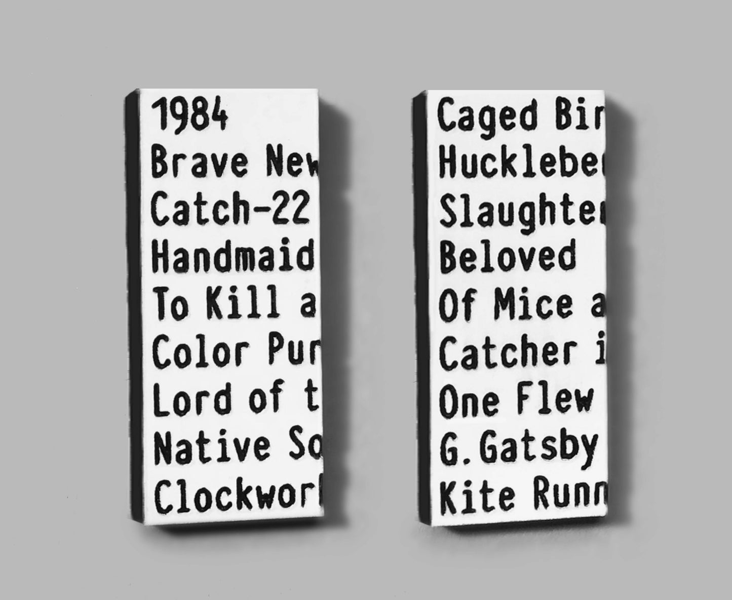 'Banned Books' Earrings - Short Studs