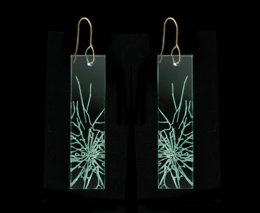 'Break the Glass Ceiling' Earrings - Hooks - 3 Lengths