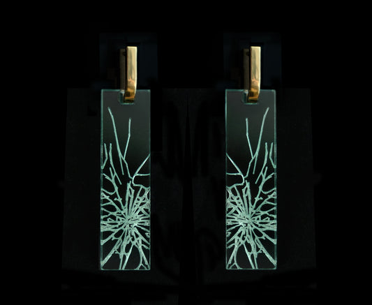'Break the Glass Ceiling' Earrings - Leverbacks - 3 Lengths