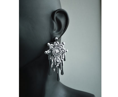 "Dripping with Jewels" Chandelier Earrings