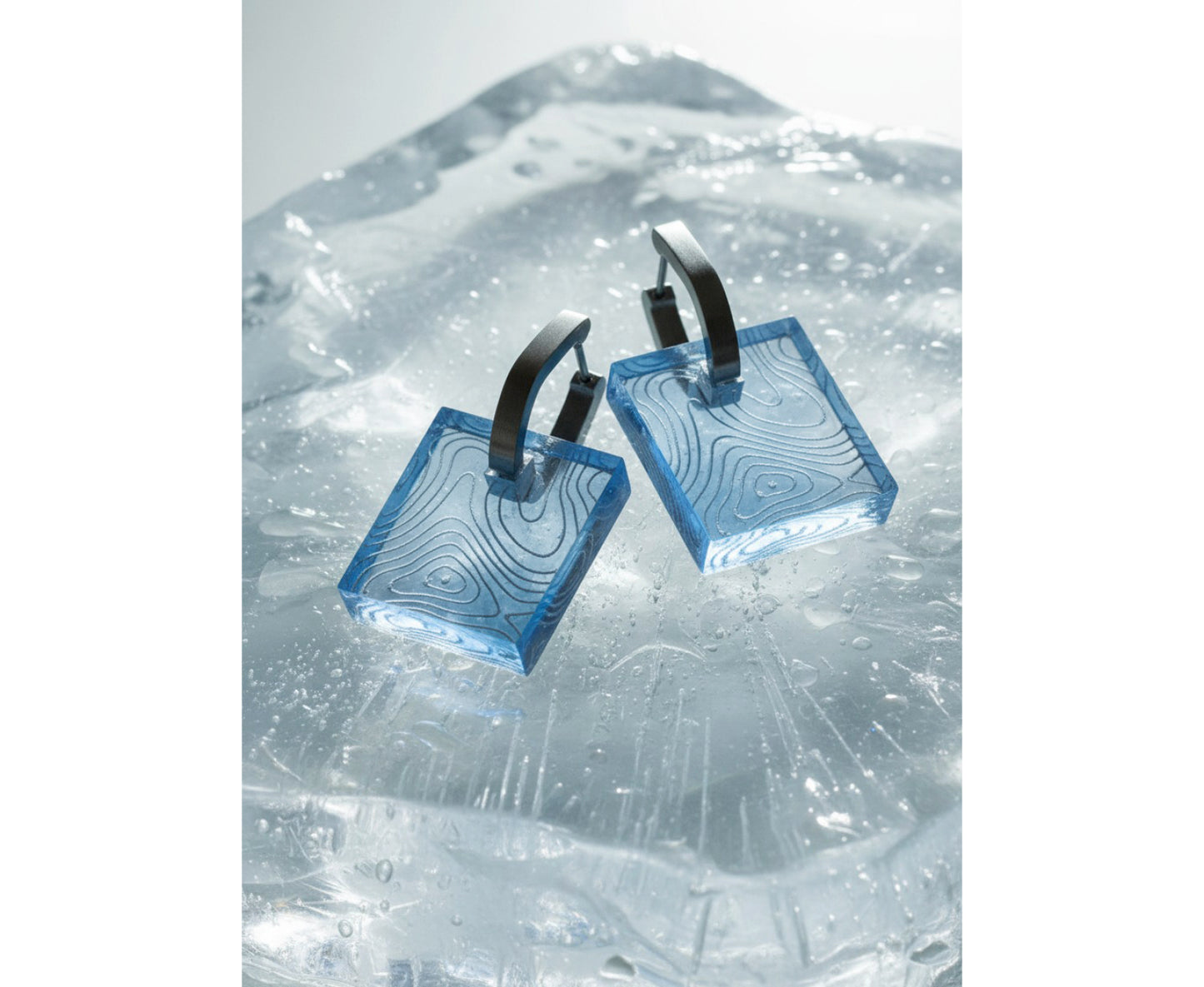 Mount Everest Topography Earrings - 3 Colors