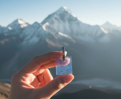 Mount Everest Topography Earrings - 3 Colors