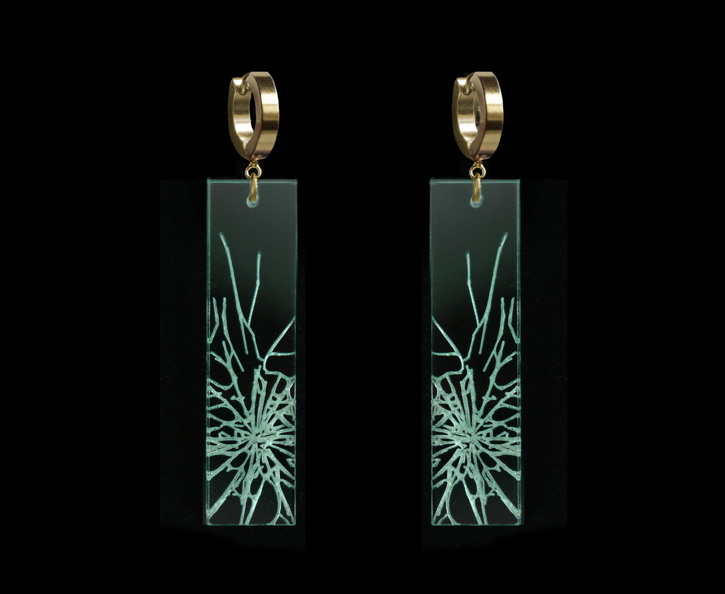 'Glass Ceiling' Earrings - Leverhoops - 3 Lengths