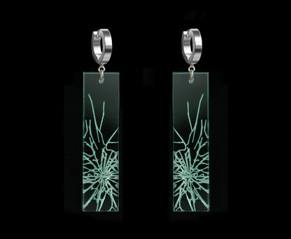 'Glass Ceiling' Earrings - Leverhoops - 3 Lengths