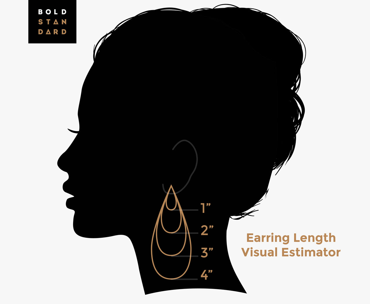 Glass 'Women of History' Plank Hoop Earrings