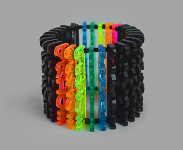Pride Cuff Bracelet - Black