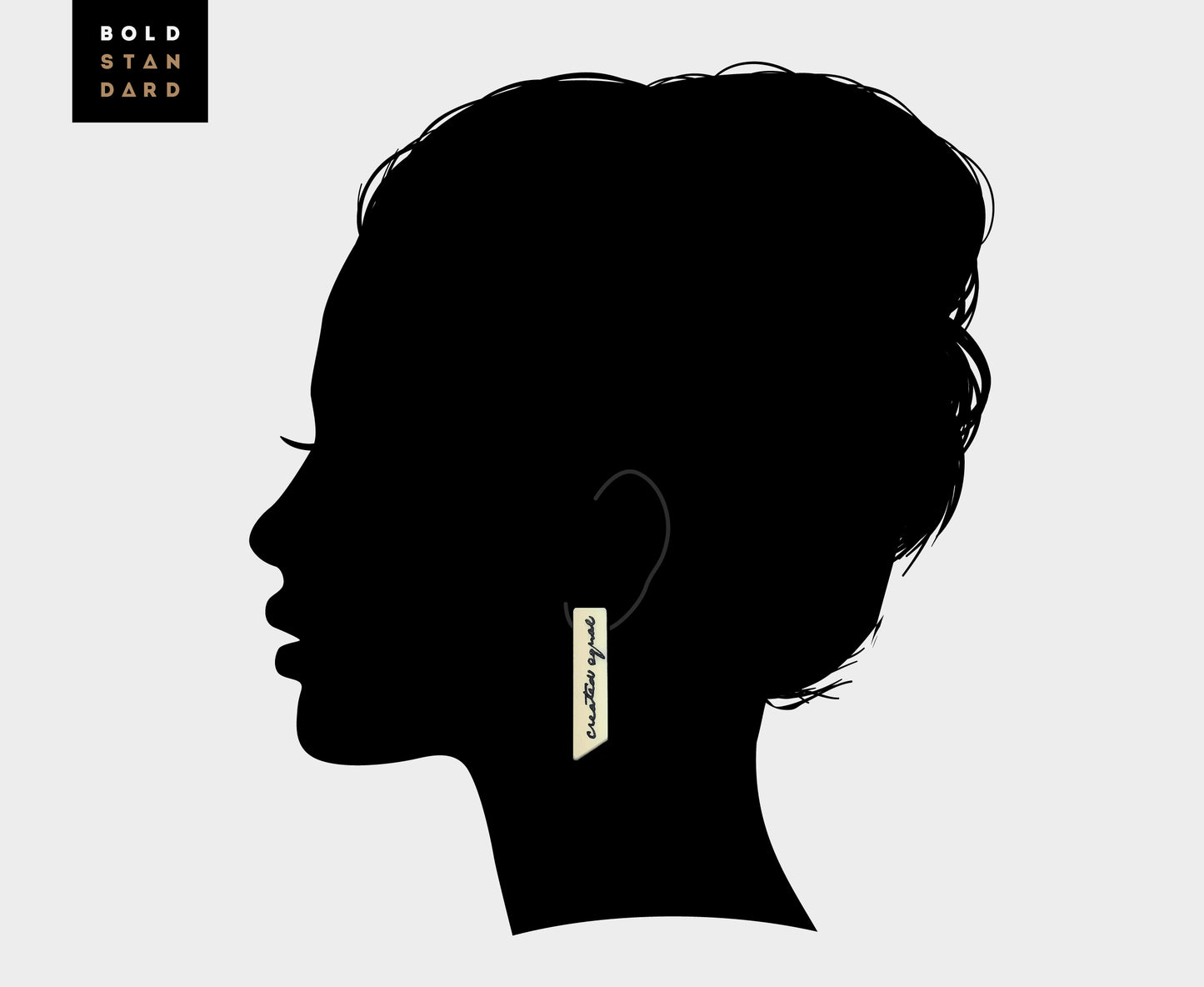 'Created Equal' Earrings - Lincoln's Handwriting - Gettysburg Address