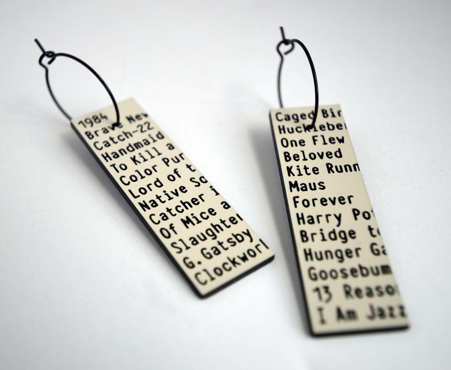 'Banned Books' Earrings